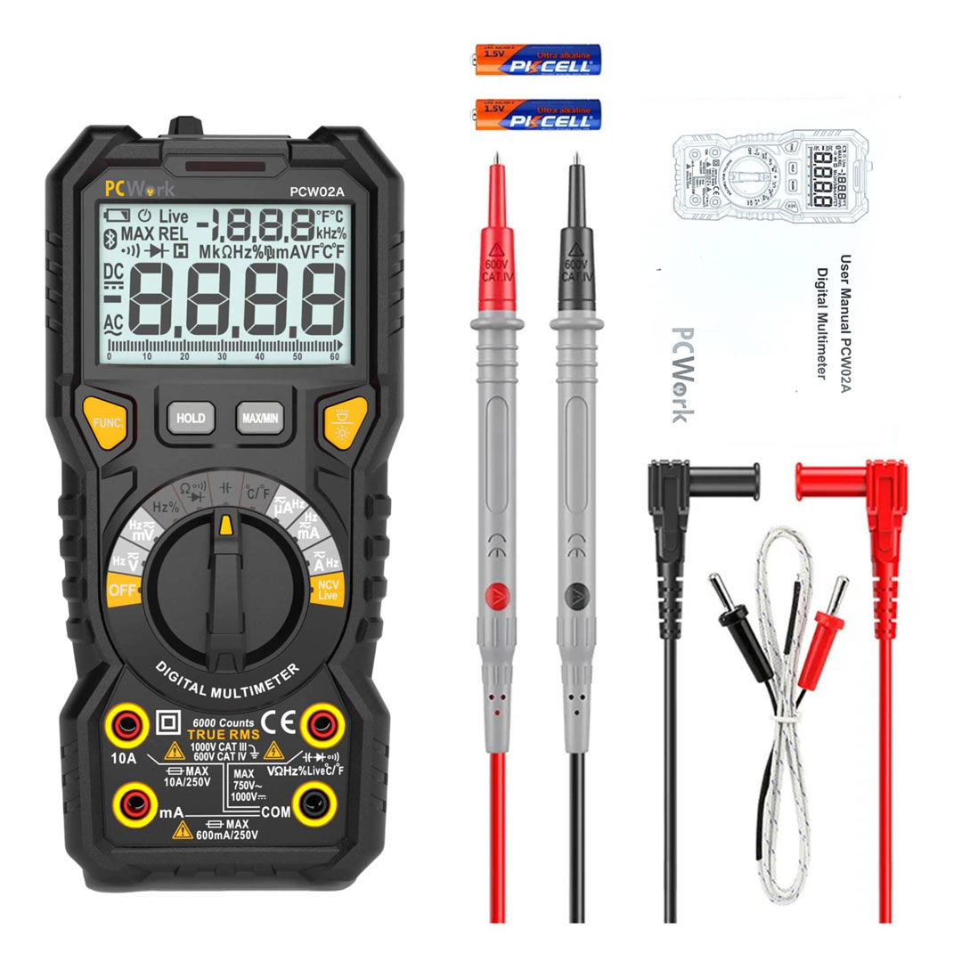 Multimeter digital, True RMS, PCW02A