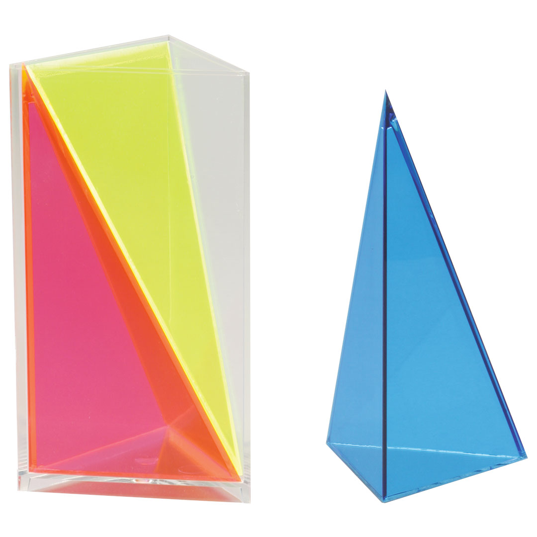 GÜNTER HERRMANN Prisma, gleichseitig , zerlegbar in 3 Pyramiden