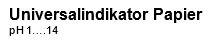Universalindikator Papier, pH 1-14, L=4,8m,  6 Ersatzrollen zu C3905