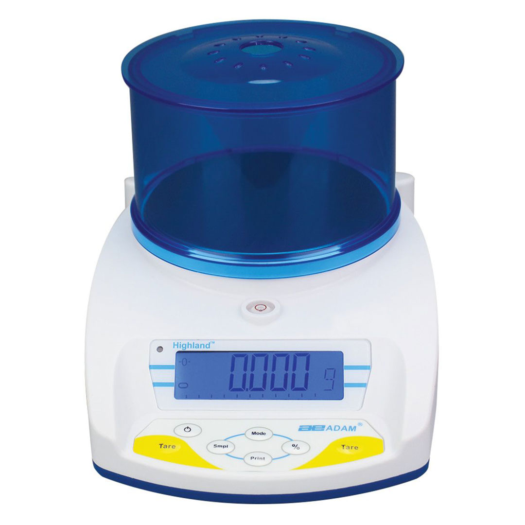 AE ADAM Präzisionswaage Highland HCB123, 120g, 0,001g, Wägeplatte  ø=120mm