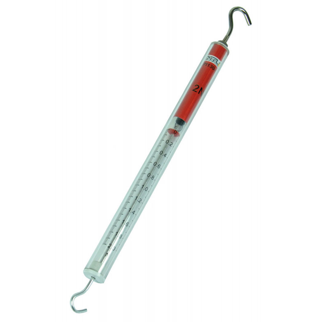 Kraftmesser   2N, transparent, rot, Kraftmesserhülse: L=210 mm