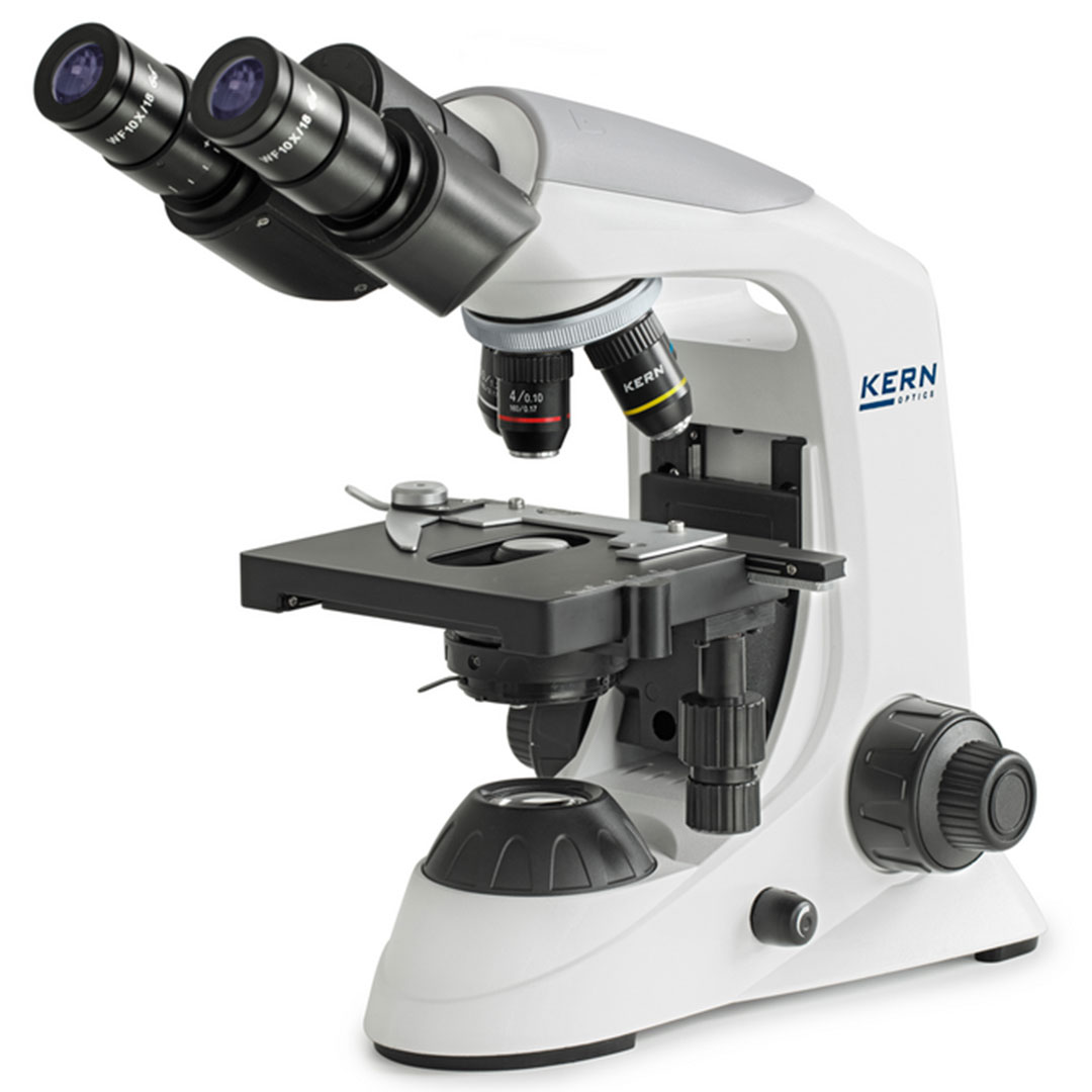 KERN Mikroskop OBE 122, binokular, 4x, 10x, 40x