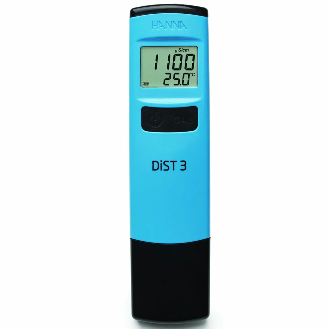 HANNA INSTRUMENTS DiST®3 EC-Tester (bis 2000 µS/cm), Leitfähigkeitsmessgerät