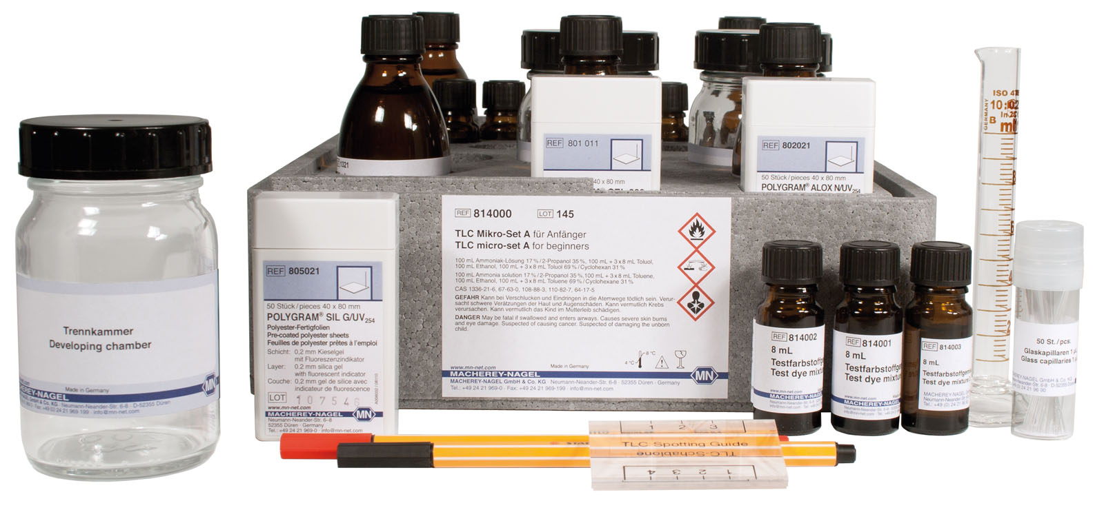 Chromatographie TLC Mikro-Set A / Dünnschicht