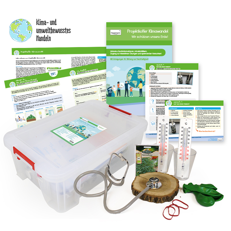 Klimawandel: "Wir schützen unser Klima" Projektkoffer 94-teilig