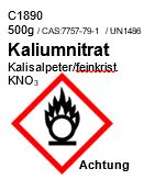 Kaliumnitrat / K-Salpeter feinkrist. 500g