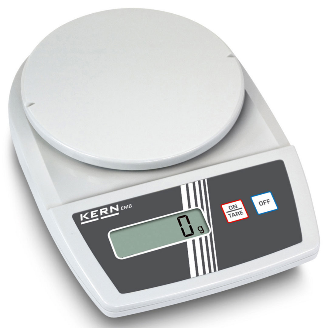 KERN Schulwaage 2200g, 1g, KS-Wägeplatte D=150mm