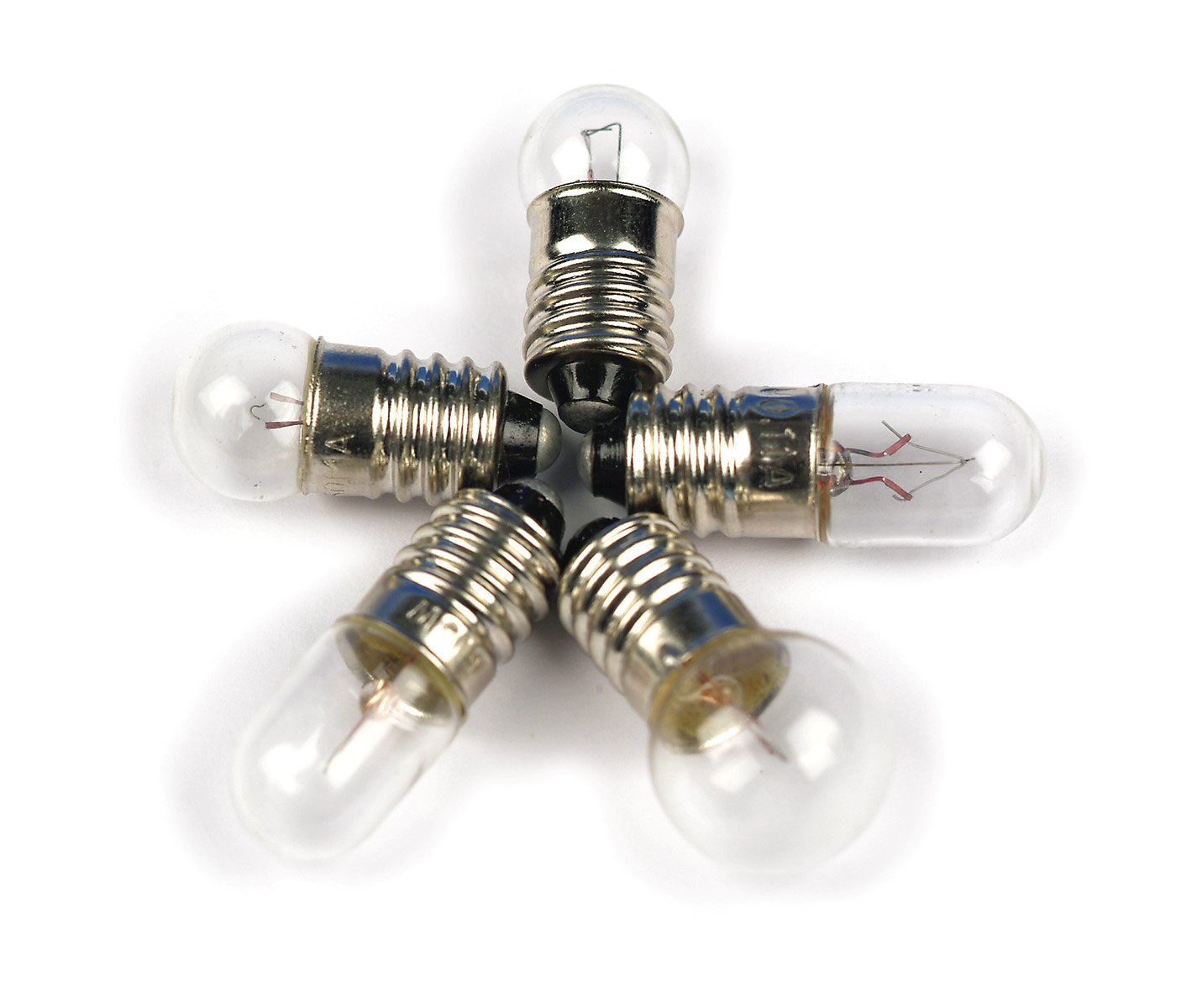 Glühlampe E10, 6V/50mA, 5Stk.