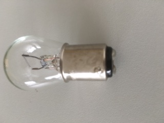 Glühlampe Ba15d, 6V/15W, 25mm,