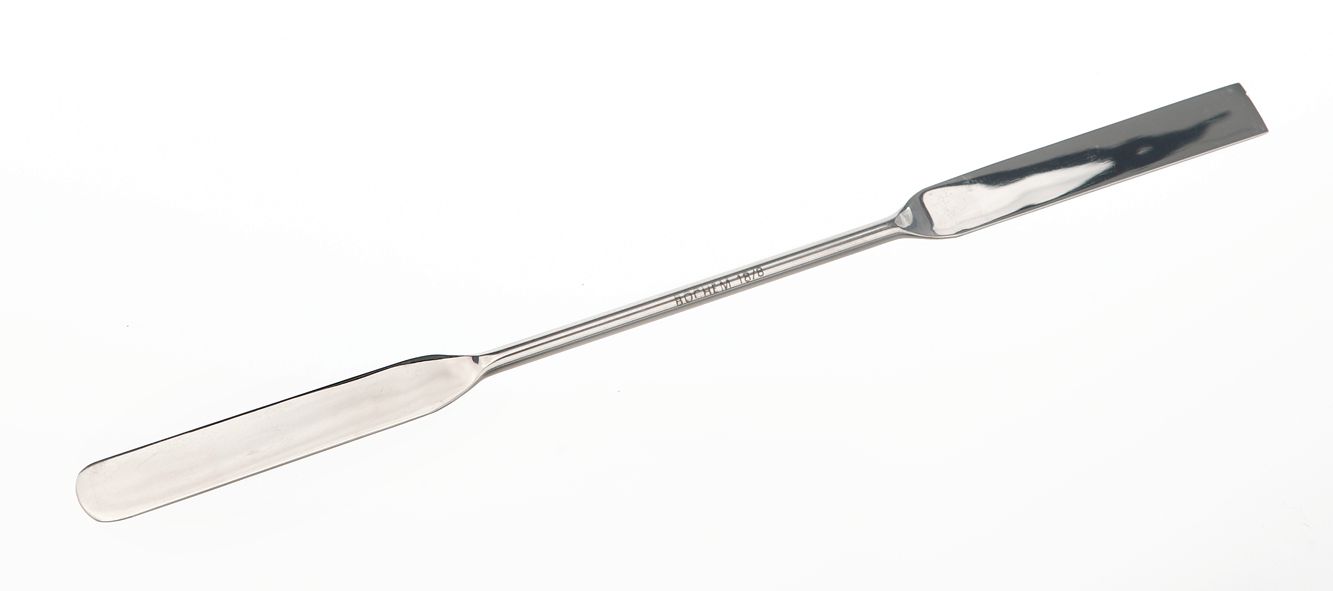 Doppelspatel, 210mm, Spitze L=60mm, B=11mm, rostfrei