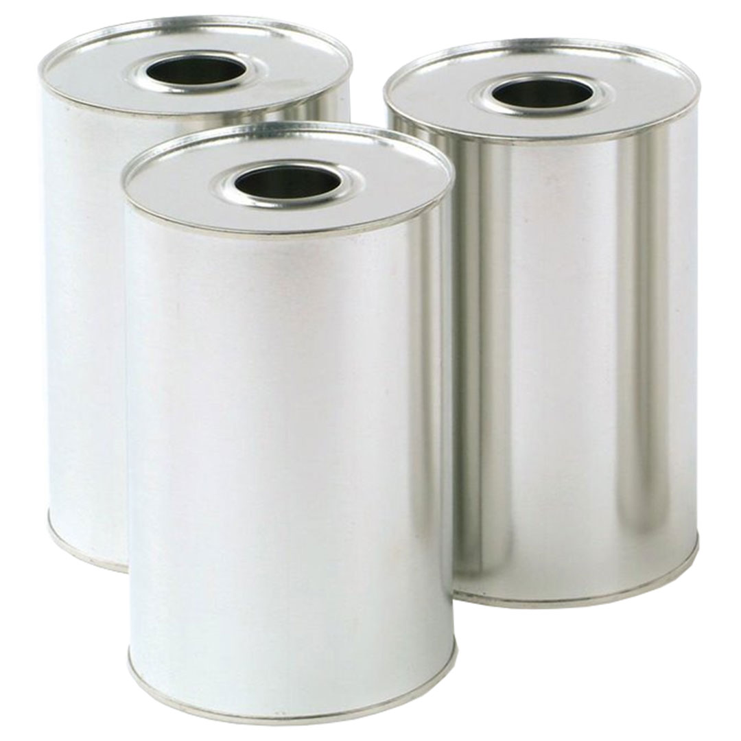 Blechdose ohne Stopfen, Satz 3Stk.