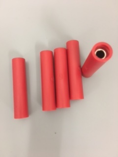 Kabelkupplung, 4mm, 5Stk, rot