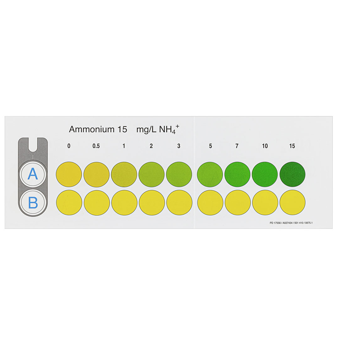 MACHEREY-NAGEL Ammonium 15, 0,5-8,0 mg/l, Visocolor ECO, 50B.