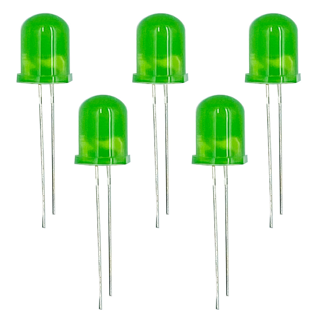 ELAR LED D=5mm grün, 10mA, 5 Stk.