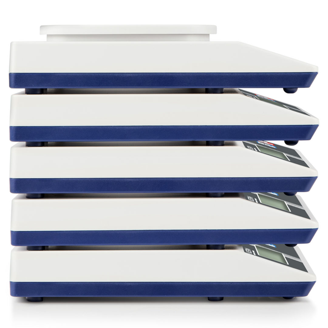 KERN Schulwaage Set, 220g, 0,1g, KS-Wägeplatte, 5 Stück