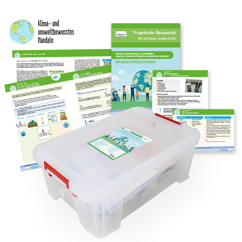 Klimawandel: "Wir schützen unser Klima" Projektkoffer 94-teilig