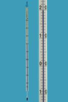Chem. Thermometer  (rot) -35...+50:1°C, 260x7-8mm