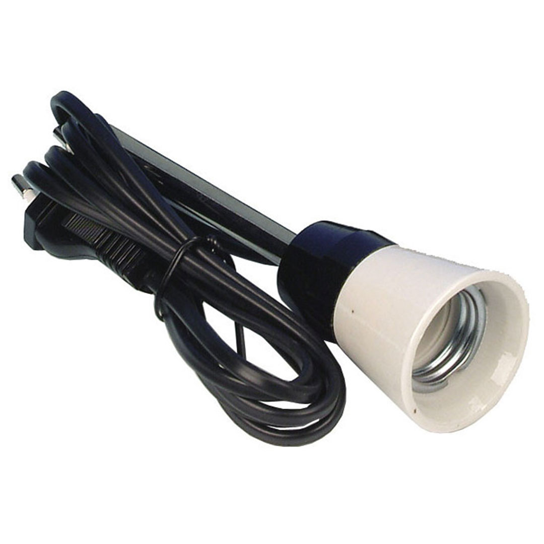 Lampenfassung E27, auf Stiel