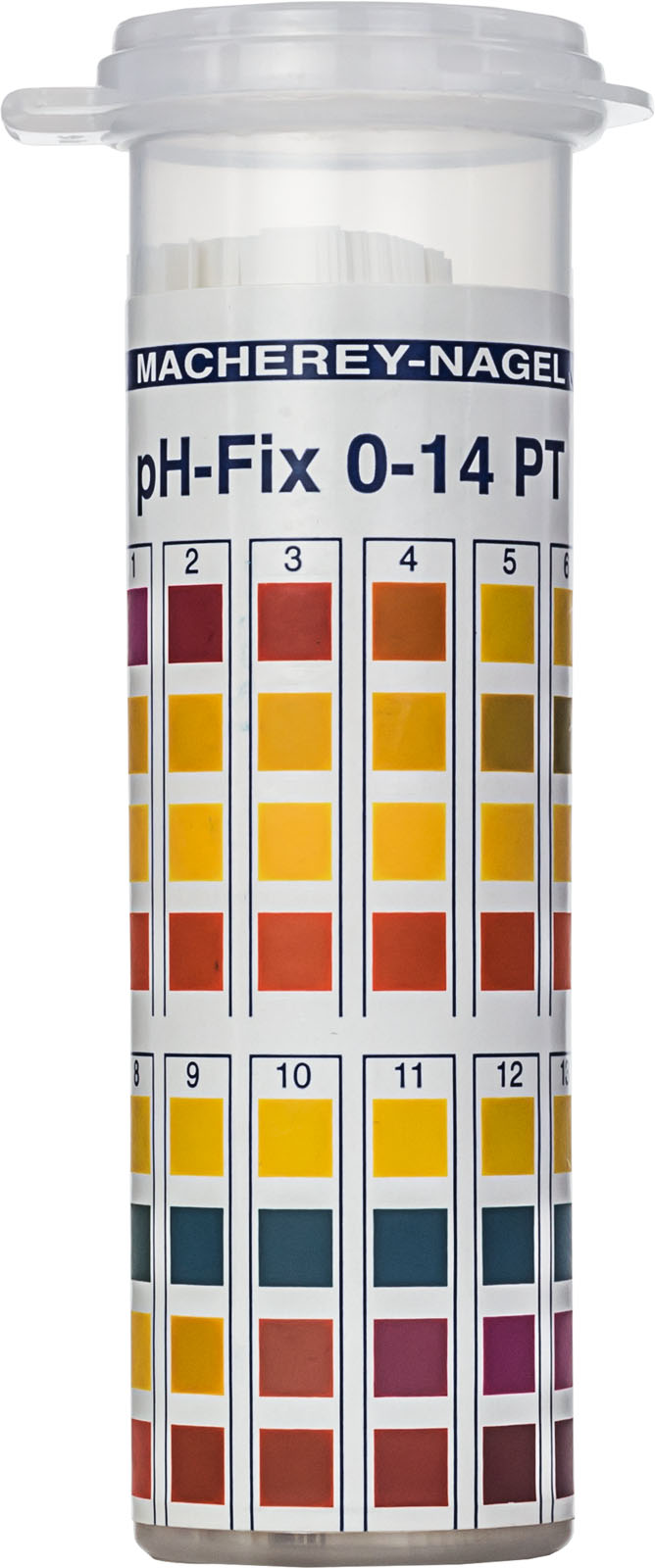 MACHEREY-NAGEL pH-Fix Indikatorstäbchen, pH 0-14PT, 100 Stäbchen