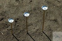 Bodenthermometer, Bimetall, -20 bis +60°C, L=400mm