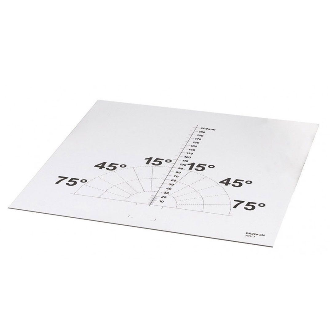 Skalenfolie zur Radioaktivität, magnetisch