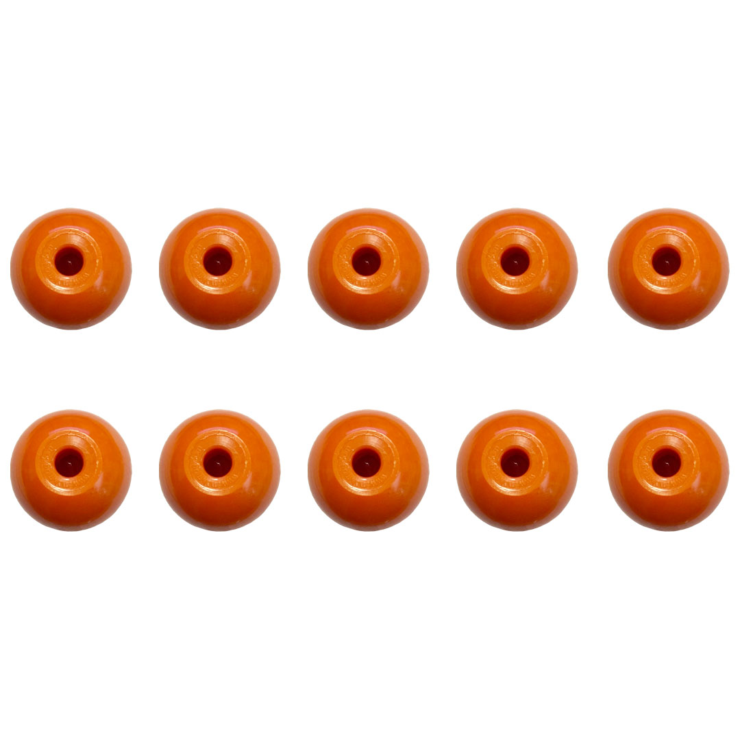 MOLYMOD Molekül Brom, 1 Loch, 23 mm, 10 Stk. orange
