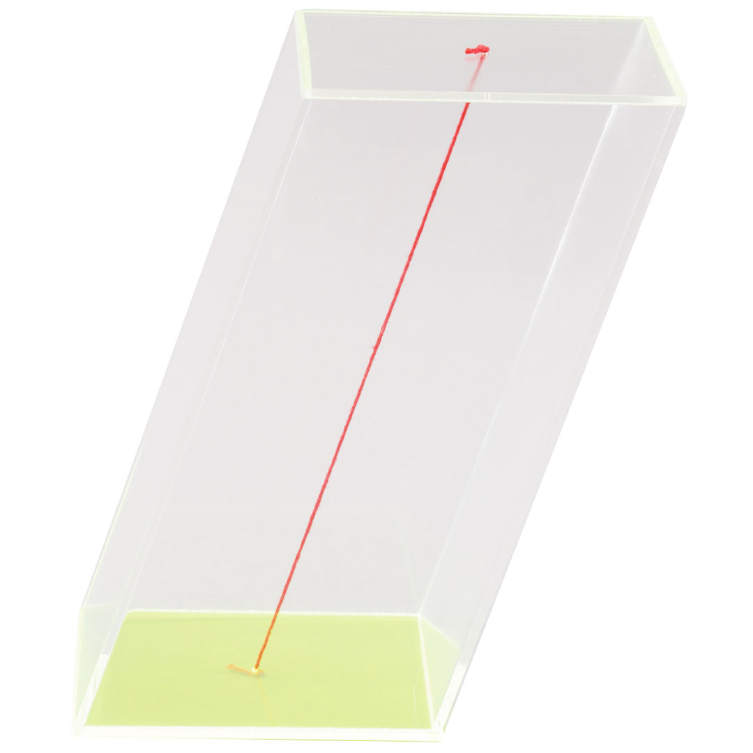 GÜNTER HERRMANN Prisma quadratisch/schräg mit Höhenfaden