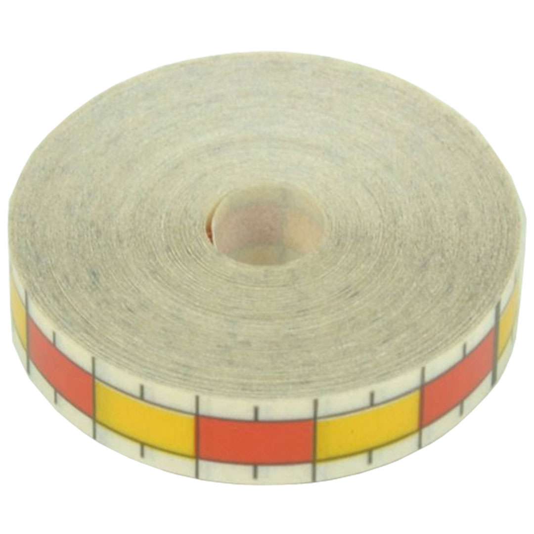 Massband B=10mm, selbstkl. weiss