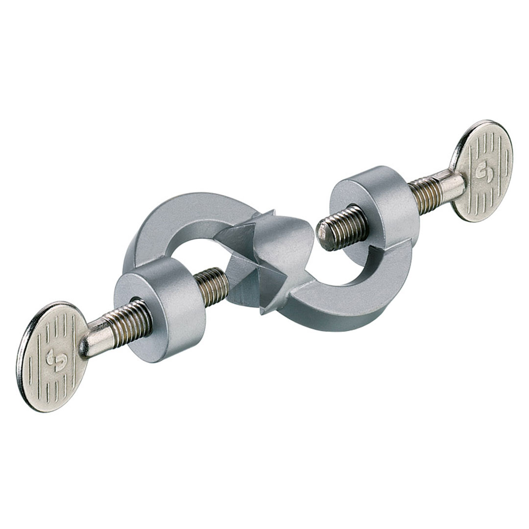 USBECK Doppelmuffe, grau, gekreuzt