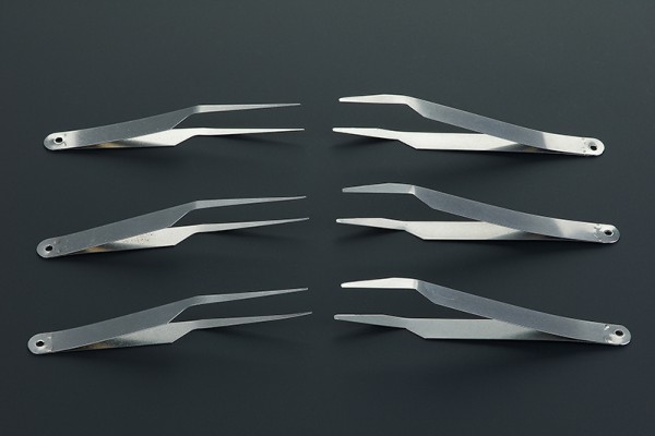 Federpinzette, spitz, 105mm