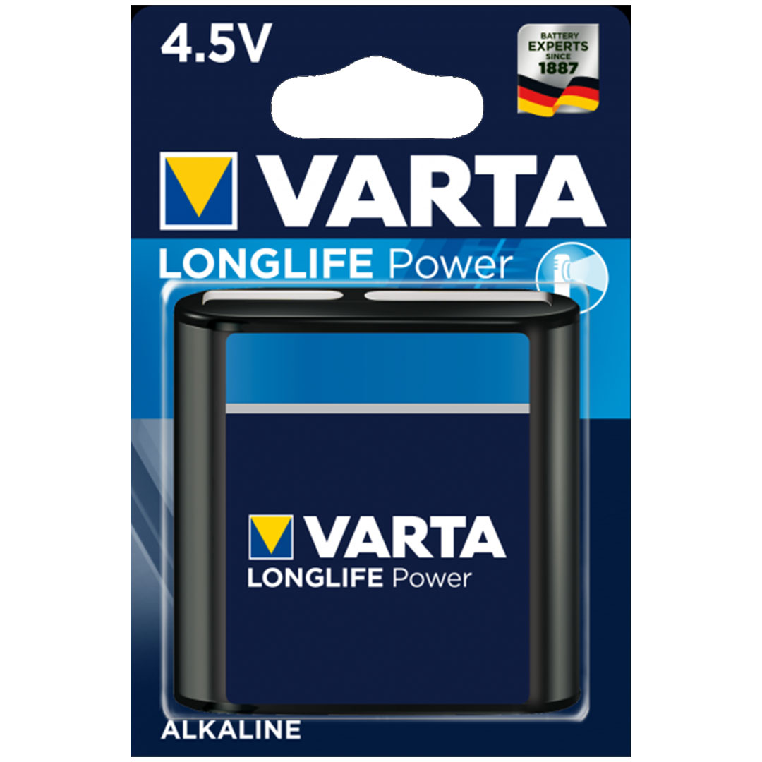 Varta Longlife Power Batterie, 4.5V, LR12,  Blister mit 1 Stk. Varta Longlife Power Batterie, 4.5V, LR12,  Blister mit 1 Stk.