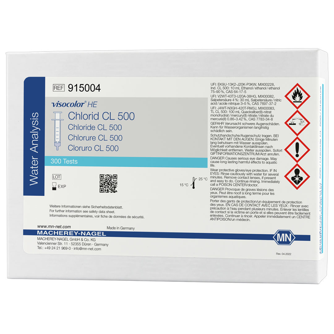 MACHEREY-NAGEL Chlorid CL500, Viscolor, 300 Test