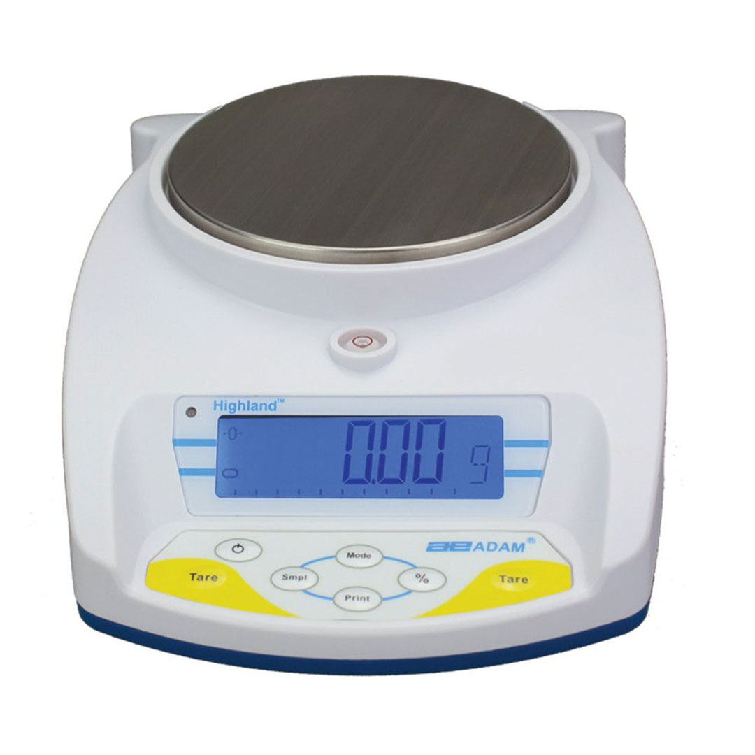 AE ADAM Präzisionswaage Highland HCB602H, 600g, 0,01g, Wägeplatte  ø=120mm