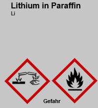 Lithium in Paraffinöl, 25g