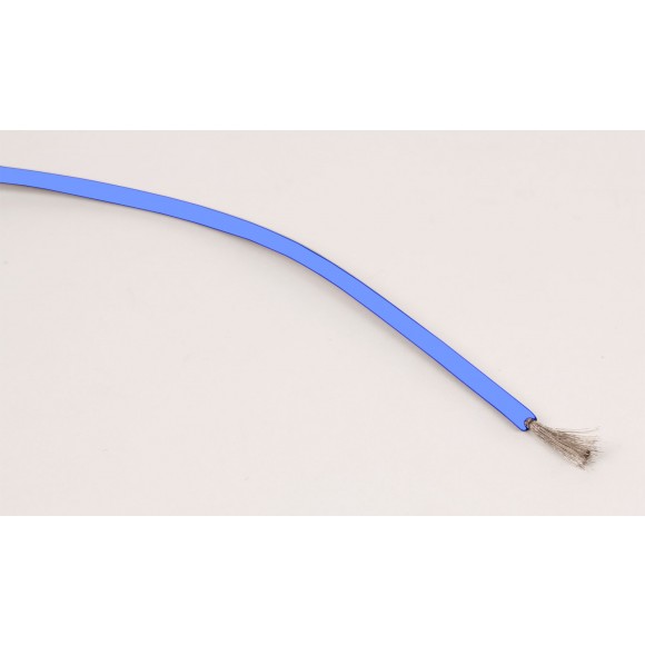 Kabel Silikon, 2,5mm2, blau. 1m