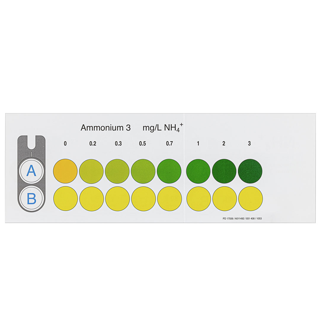 MACHEREY-NAGEL Ammonium 3, 0,2-3,0 mg/l, NH4+,Visocolor ECO, 50 Test
