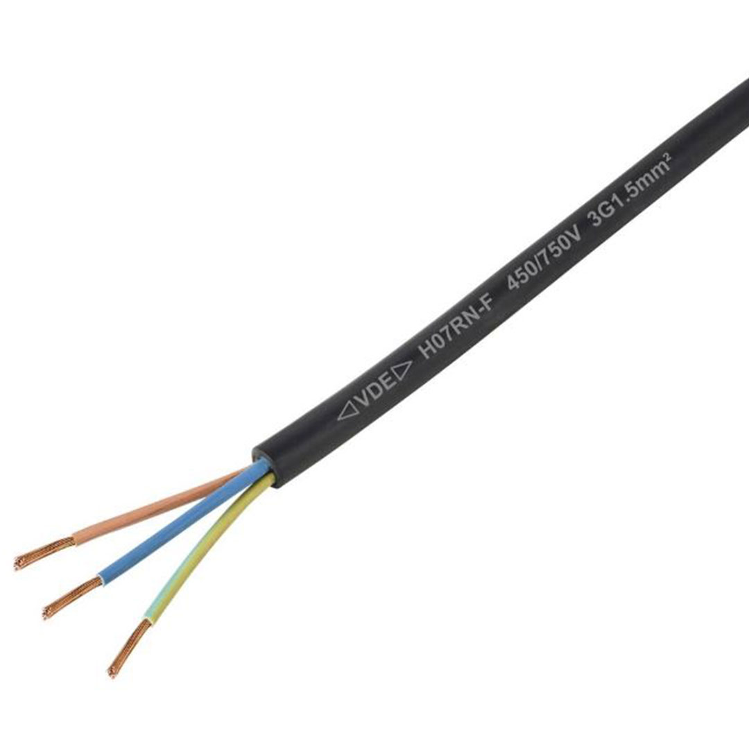 Netzkabel schwarz 200cm