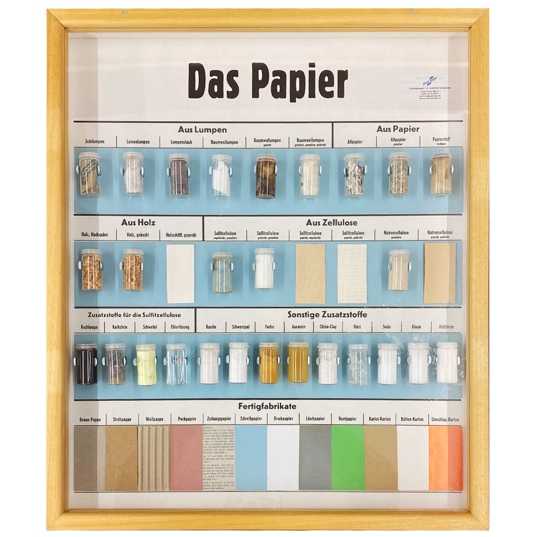 Schaukasten Papier, im Holzrahmen 50x60 cm