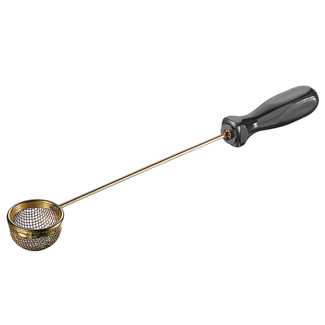 USBECK Natriumlöffel doppelt, L=180mm, Kupferschale D=25mm