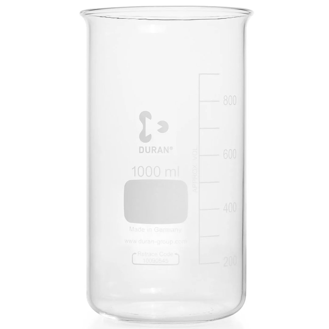Becherglas DURAN, hohe Form, graduiert, ohne Ausguss, 250ml