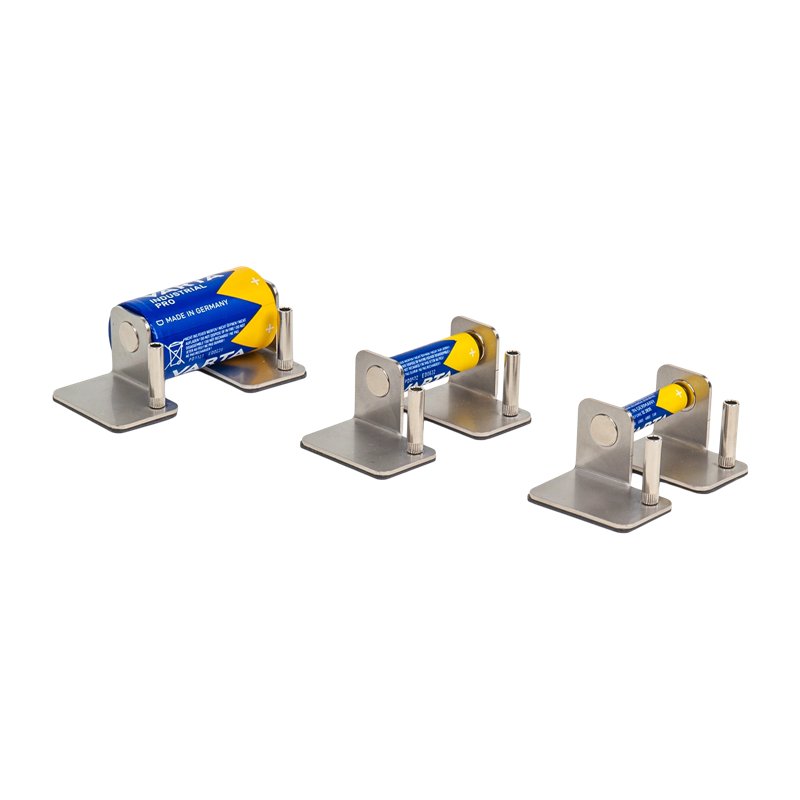 Abgreifbuchse für Batterien 1,5V, magnetisch