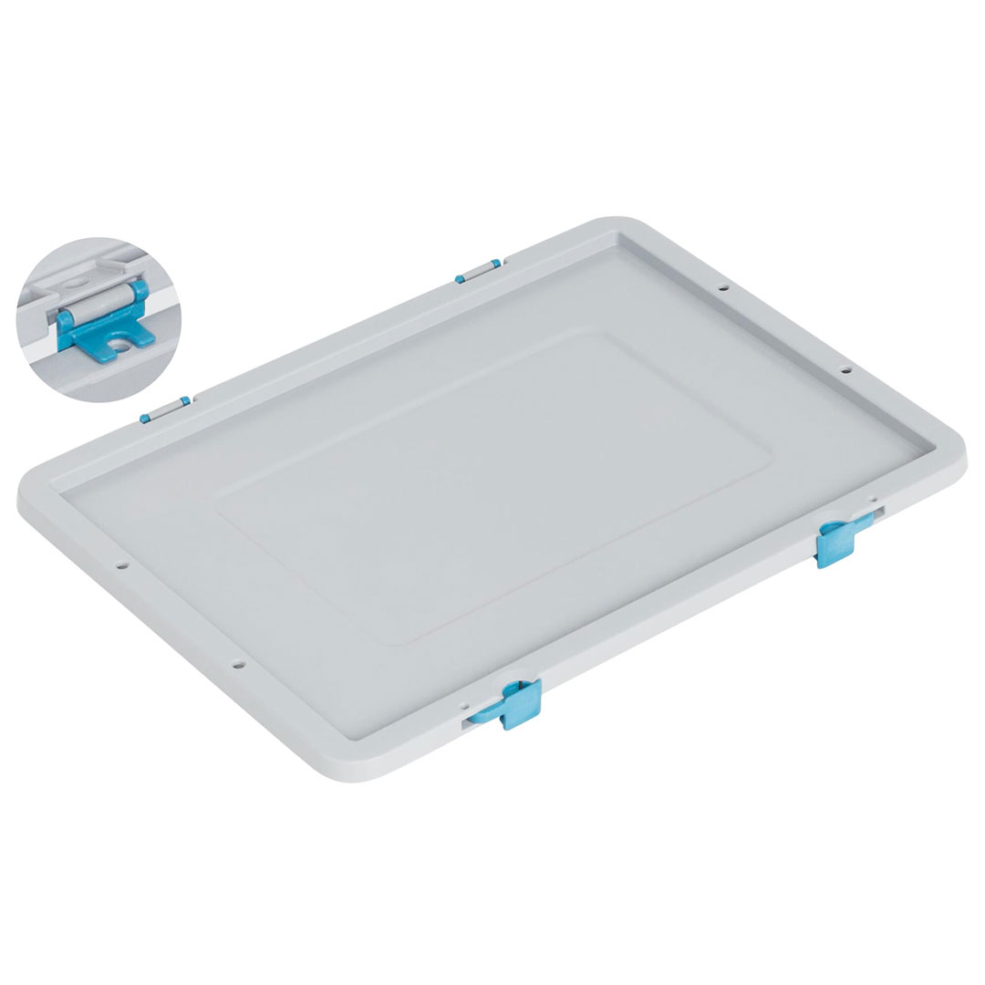 WEZ Scharnierdeckel Logiline LL 40x30 cm grau