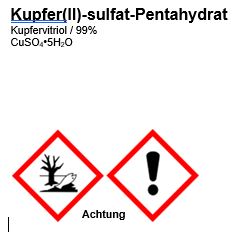 Kupfer(II)-sulfat-Pentahydrat / Cu-vitriol 99%, blau 500g