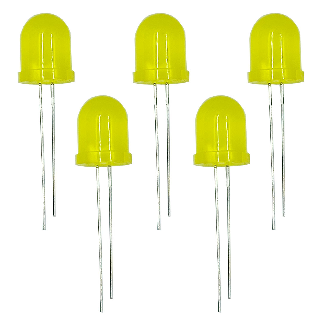 ELAR LED D=5mm gelb, 10mA, 5 Stk.