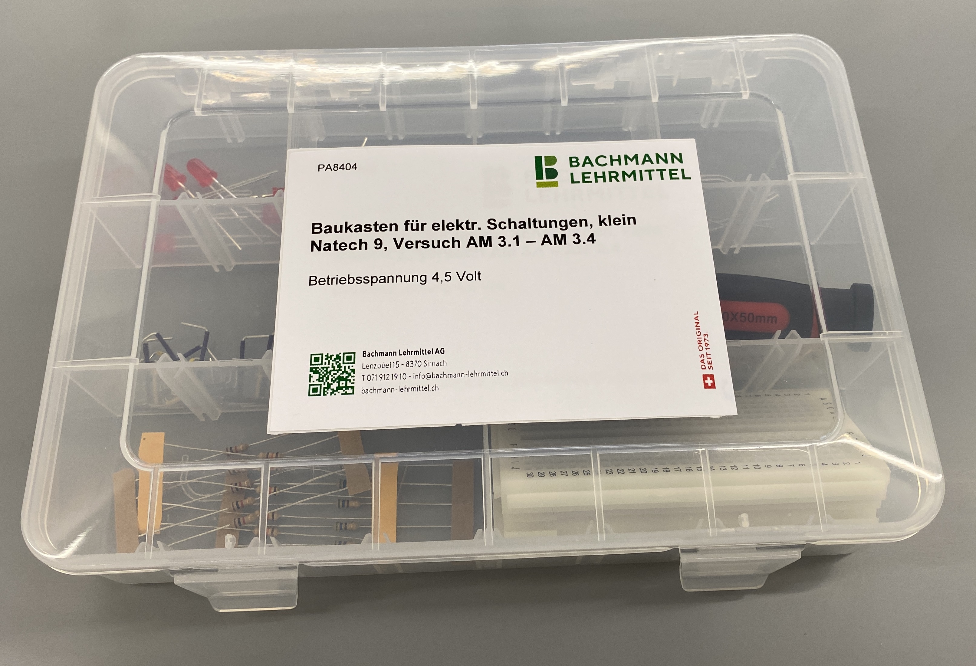 NaTech Gruppensatz "Baukasten für elektronische Schaltungen" 9.3, klein