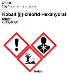 Kobalt(II)-chlorid Hexahydrat ≥98%, 50g