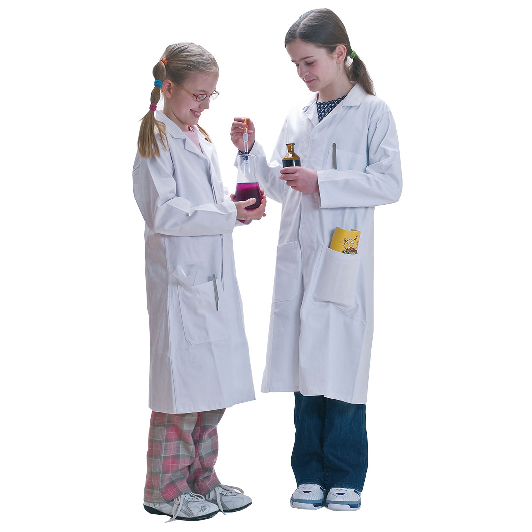Labormantel Kinder Gr. 158, 100% Baumwolle