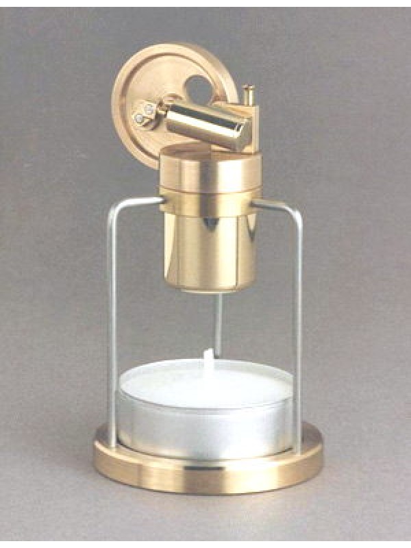 EXERGIA Dampfmaschine Bausatz,  Miniatur mit Kerze