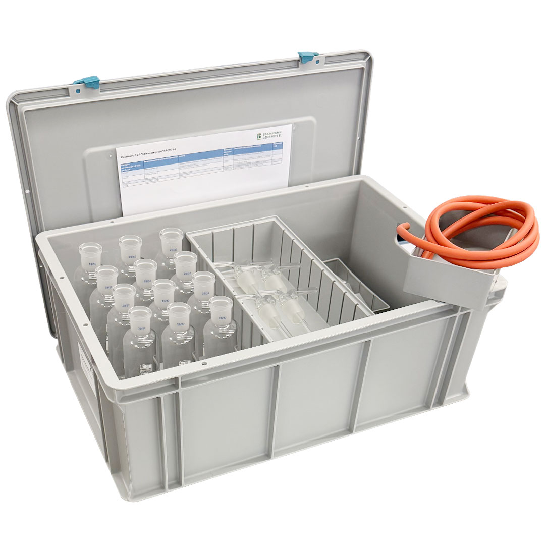 NaTech Klassensatz "Kalkwasserprobe" 7.2.8, für 4 Gruppen