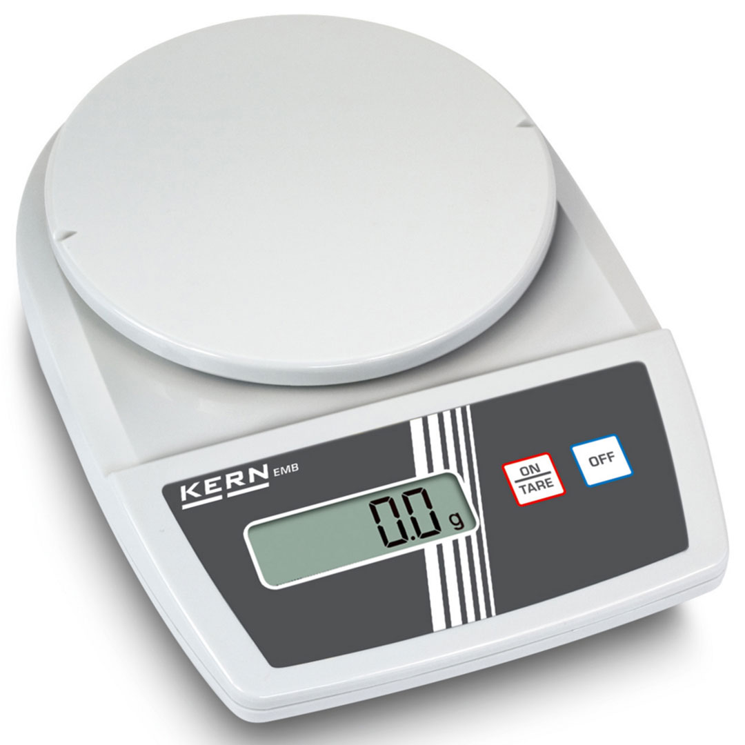 KERN Schulwaage 6000g, 0,1g, KS-Wägeplatte D=150mm